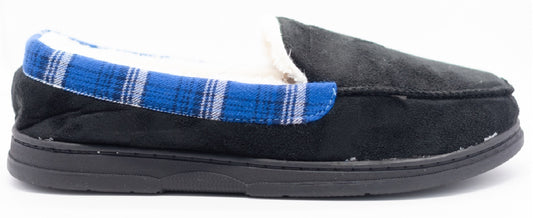 MENS MOCCASINS WARM FAUX SUEDE SHEEPSKIN FUR LINED WINTER LOAFERS SLIPPERS SIZE