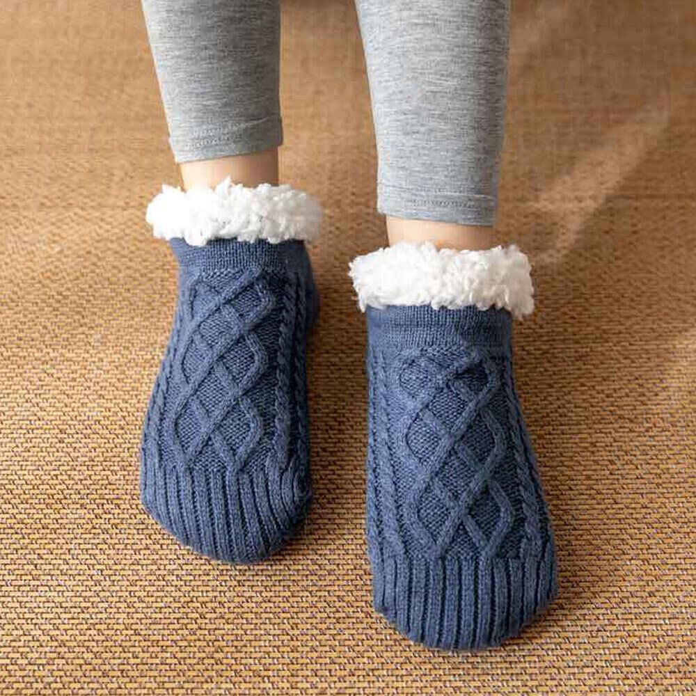 Cozy Women's Sleep Socks Slippers - Non-Slip Soles