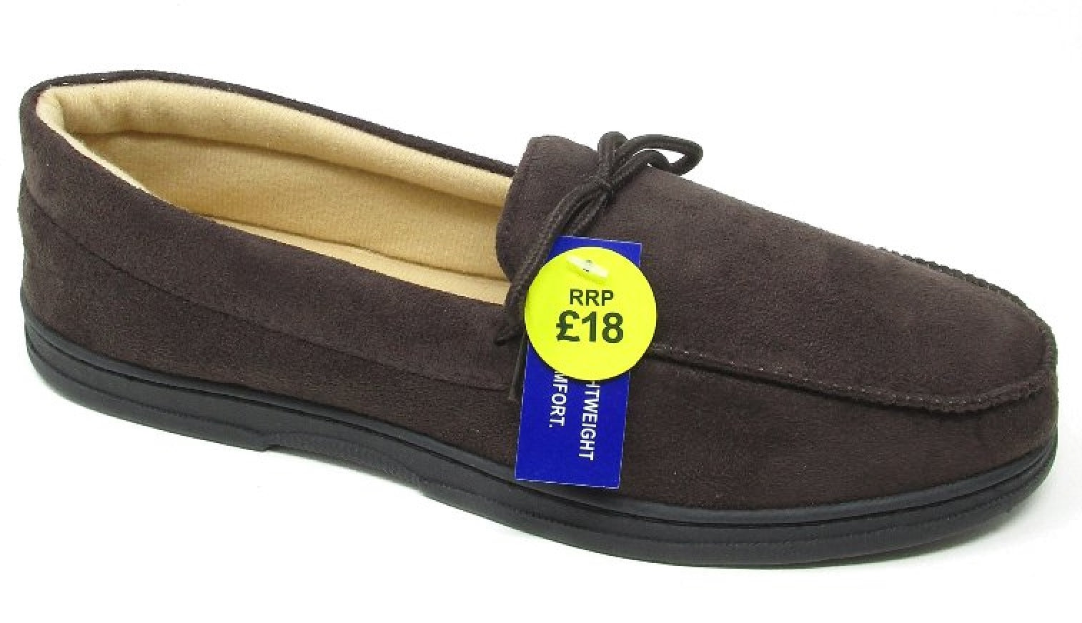 MENS MOCCASINS WARM FAUX SUEDE SHEEPSKIN FUR LINED WINTER LOAFERS SLIPPERS SIZE