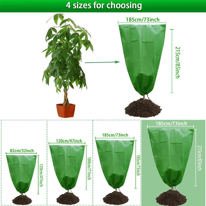 Heavy Duty Frost Fleece Plant Protection Jackets – Multiple Sizes & Colors
